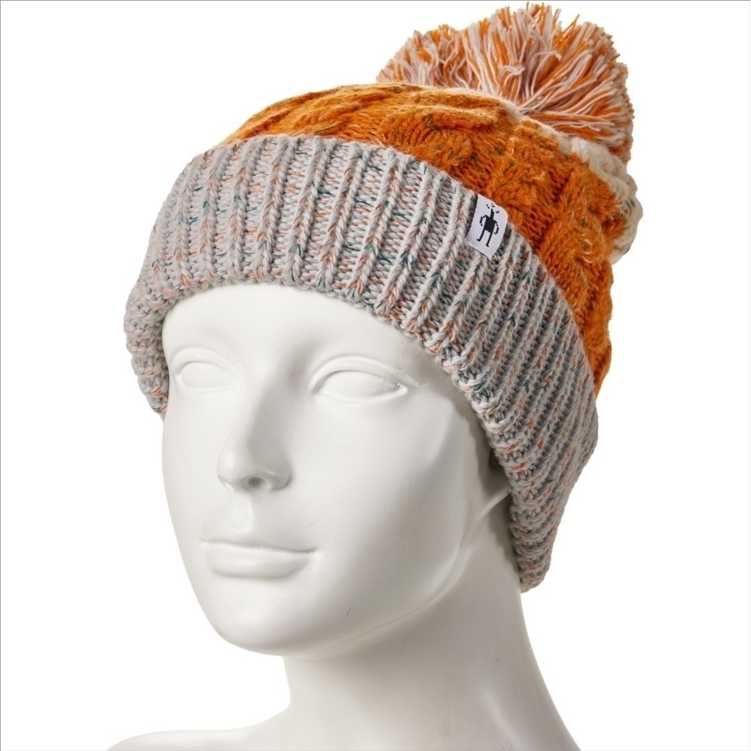 SmartWool Women Isto Retro Beanie Wool Blend Marmalade NWT