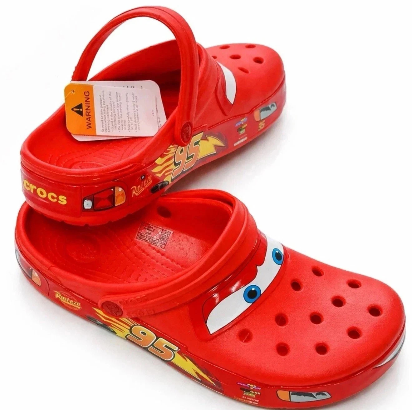 NEW Crocs Lightning McQueen Clog Adult Shoe Limited Classic No Lightup