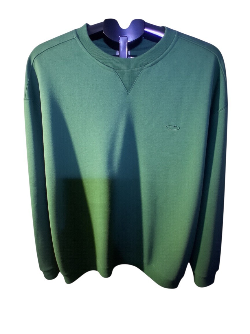 NWT C9 by Champion Men\'s Green Fleece Crewneck Sweatshirt Size XXL Retro...