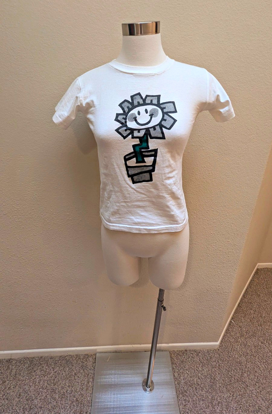 Vintage 90s Green Day Kerplunk Bootleg Baby Tee T-shirt Extra Small