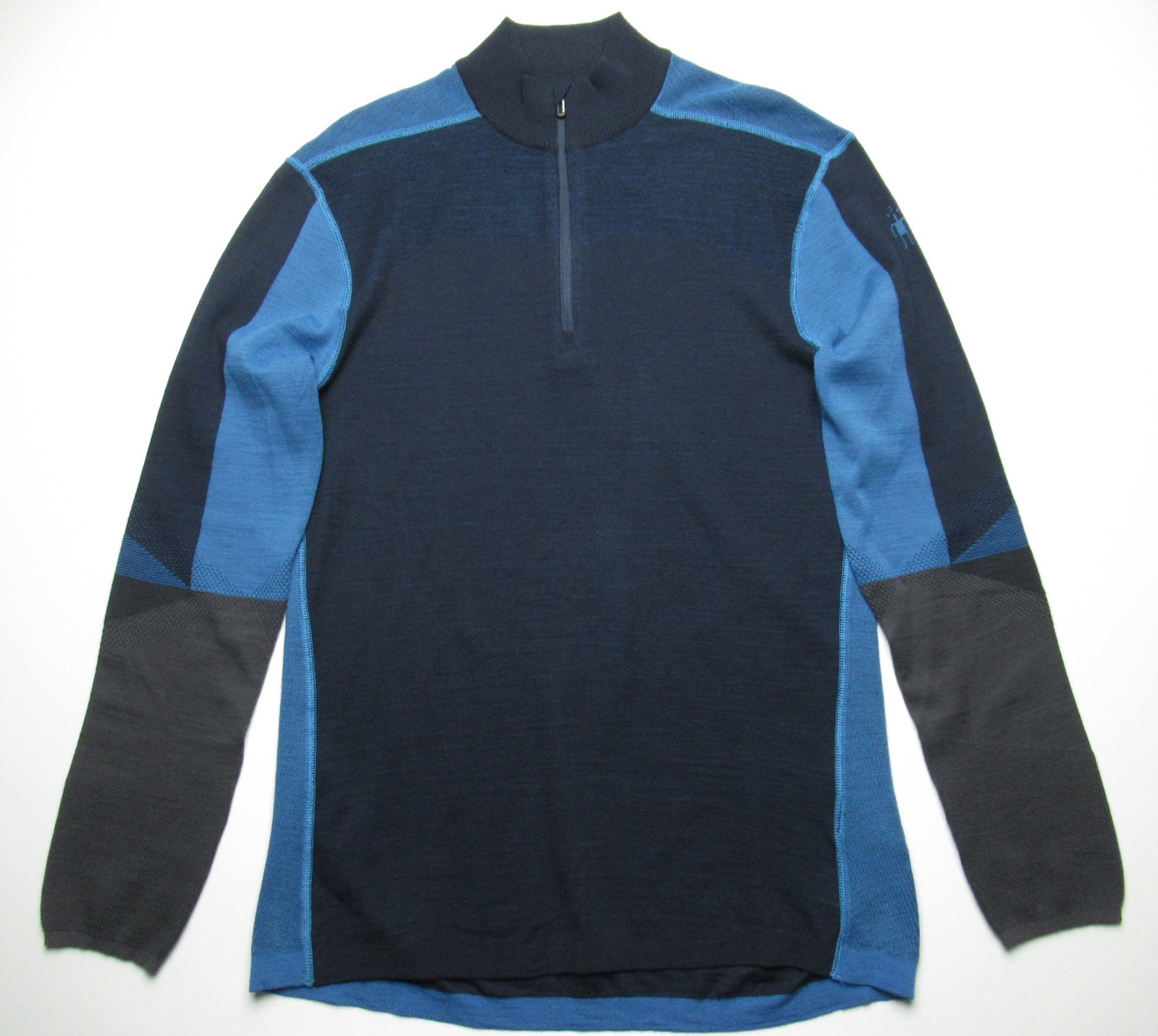 Smartwool $135 Intraknit Merino Wool 200 Pullover 1/4 Zip Mens Large / 