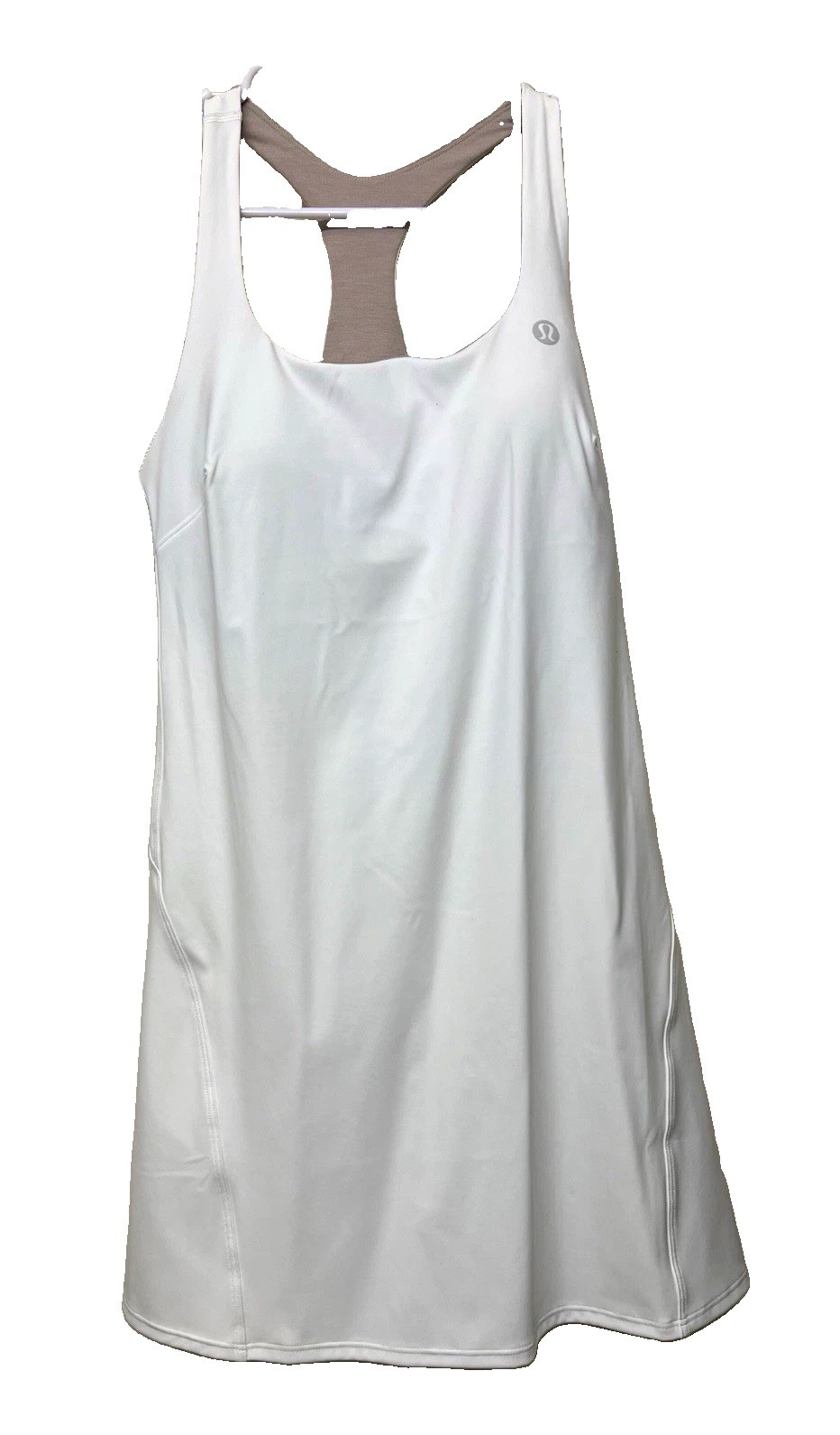 lululemon athletica Racerback Tank Built-In Bra White Size 6
