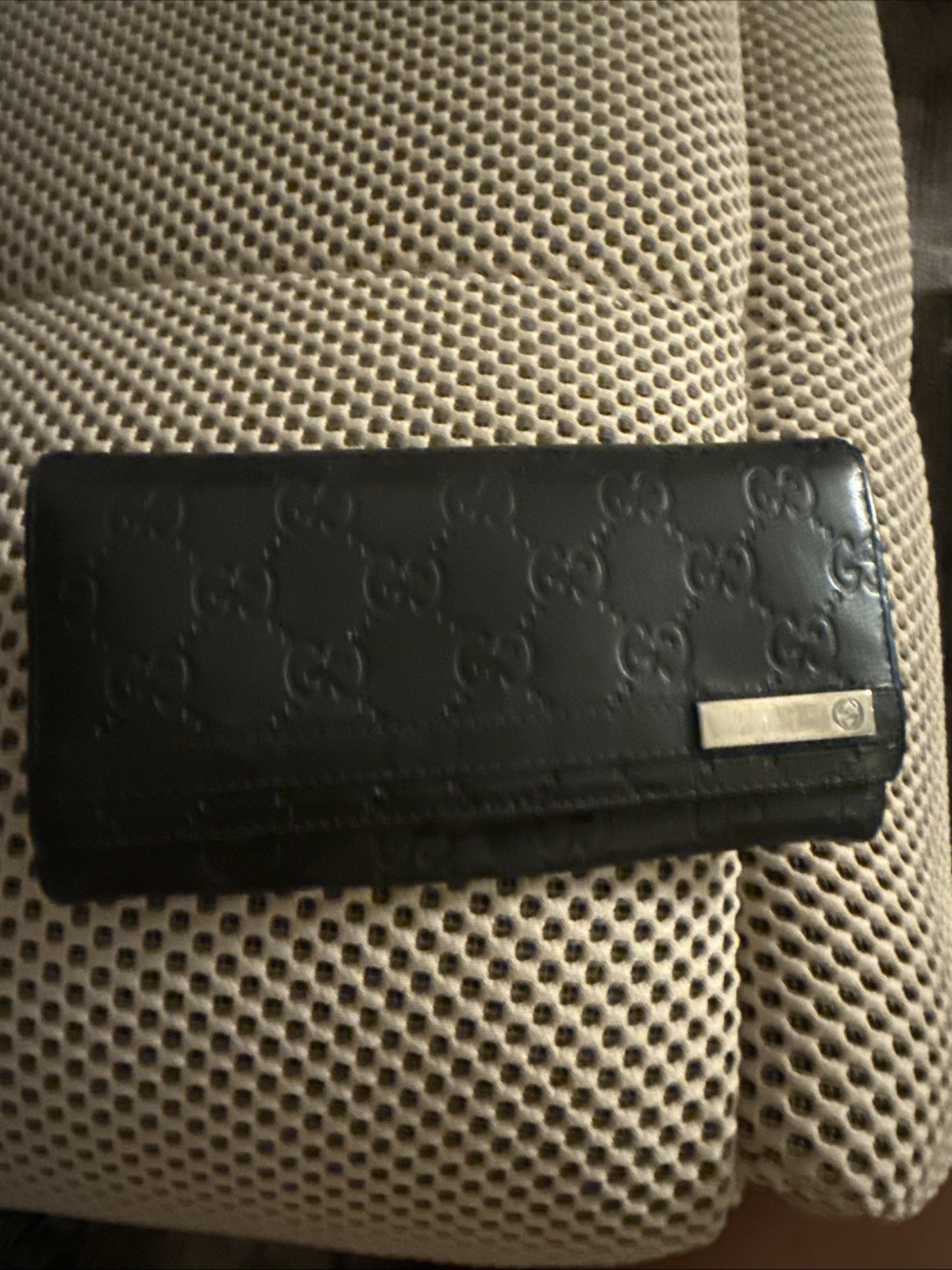 Gucci 449396 Women\'s Wallet - Black Leather