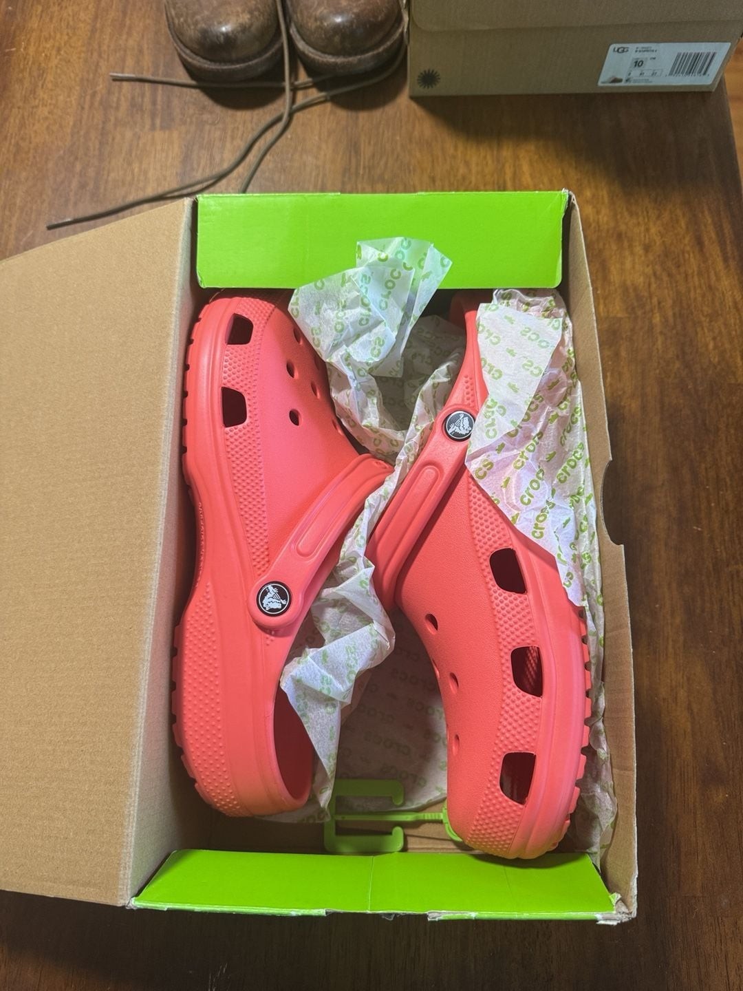 Crocs Classic Neon Watermelon Size 11 M Clog
