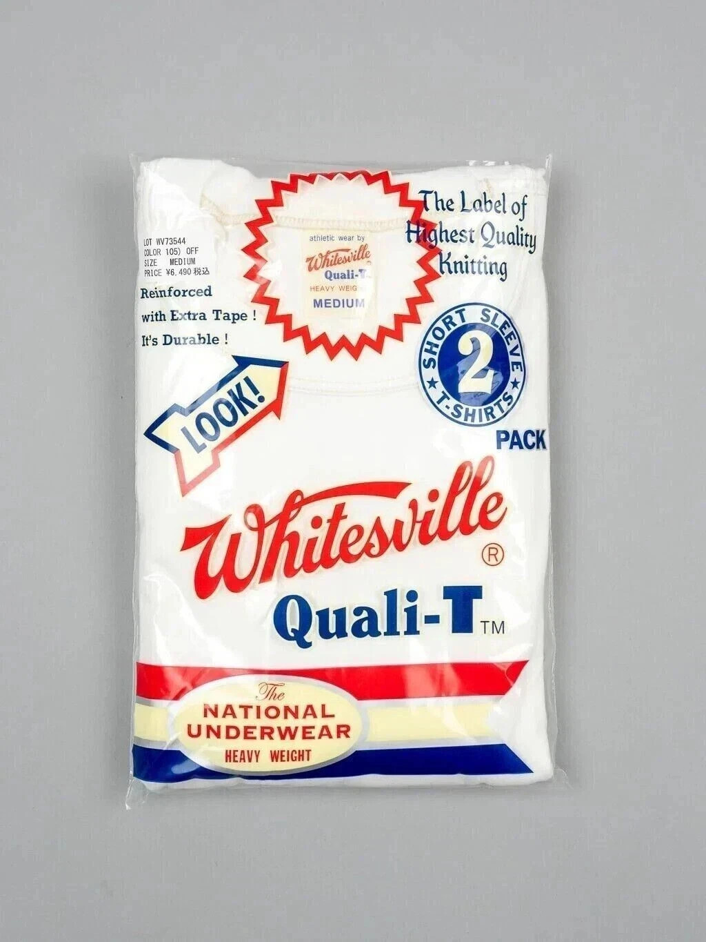 Whitesville 2-PACK T-SHIRT Lot WV73544 Made in Japan - USA Stock - L, XL, 2XL