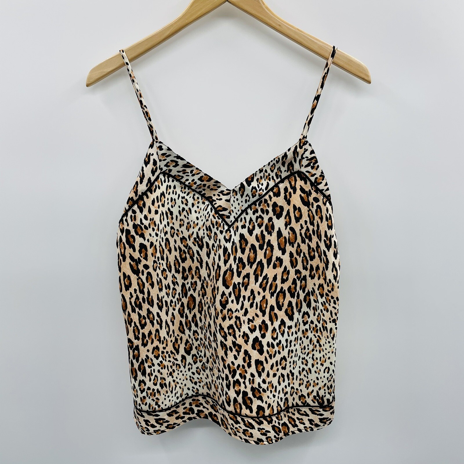 INC International Concepts Womens Medium Cheetah Printed Sleep Camisole Top 790