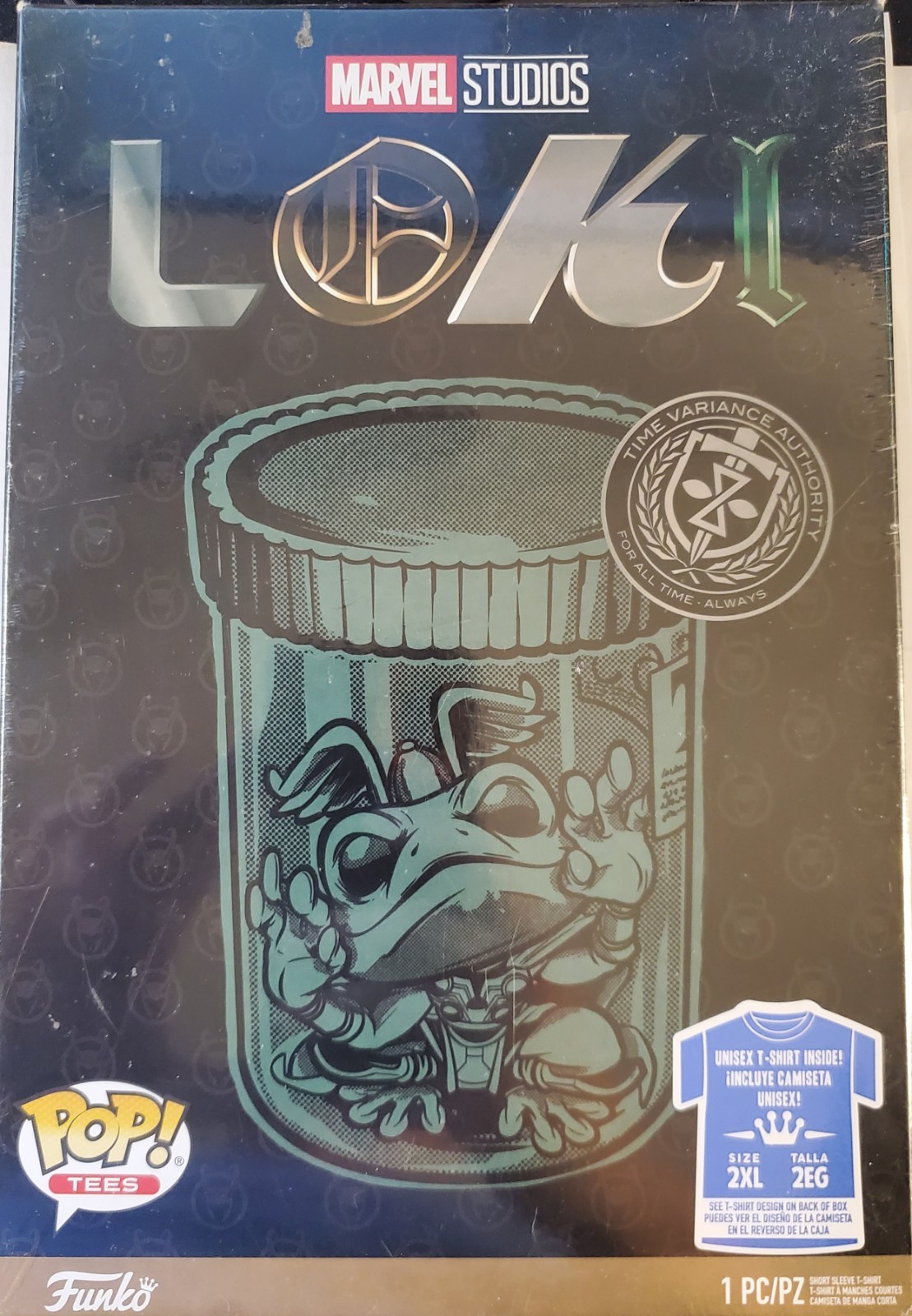 FUNKO POP TEES Marvel Loki Frog of Thunder T-Shirt 2XL Limited Edition