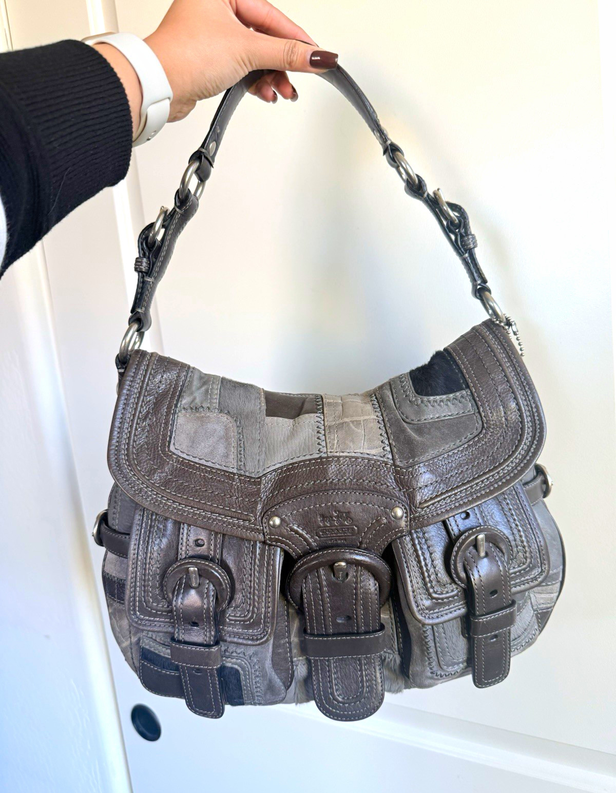 Rare Coach Patchwork Legacy Hobo Garcia 🩶