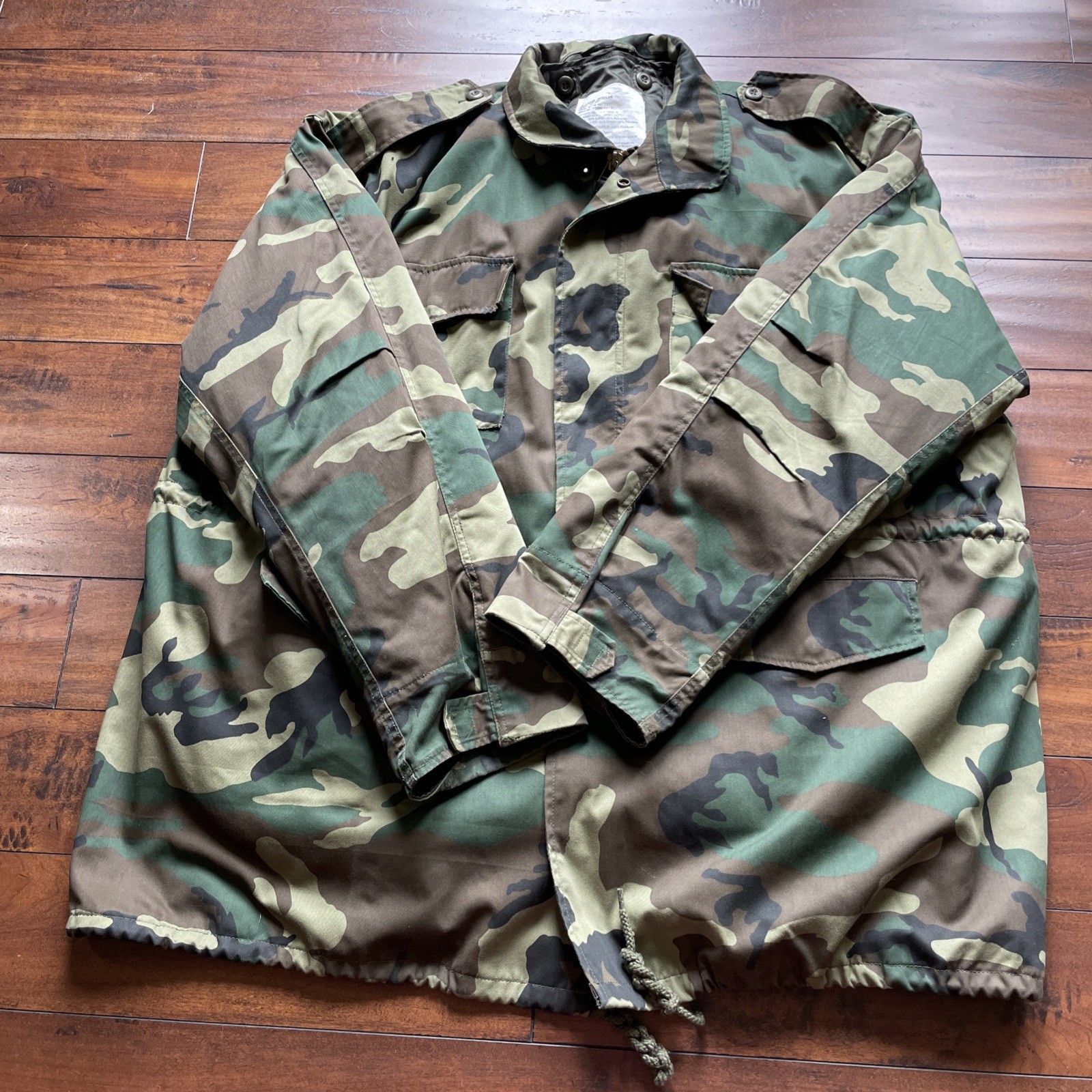 Rothco Ultra Force Jacket Large Mens 5XL Woodland Camo Field Coat US Army Lined