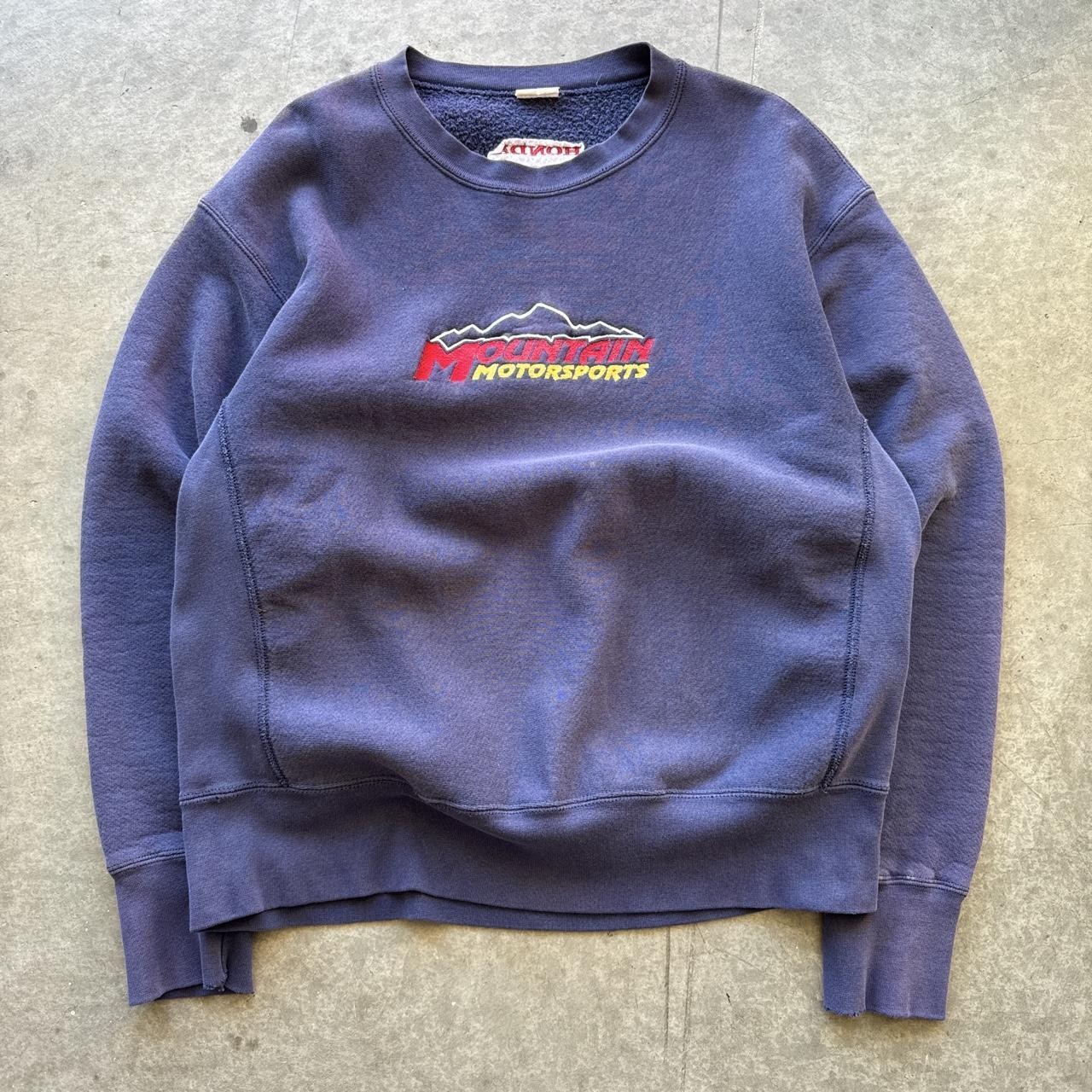 Vintage 1990s Faded Suzuki Mountain Motorsports Sweatshirt