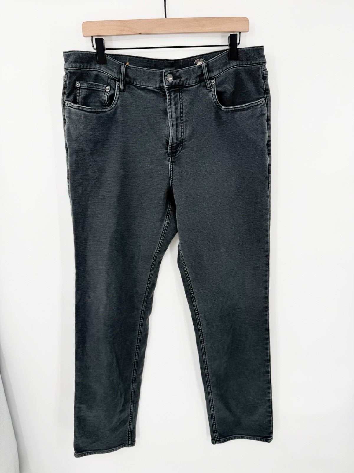 Faherty Brand Men’s Stretch Denim Jeans Pant 35x30 Cotton Blend Five Pockets
