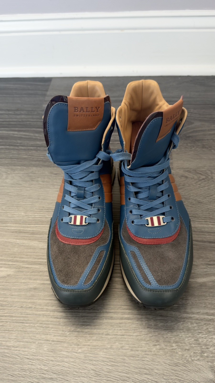 Bally Swizterland High Top Sneakers Size 9
