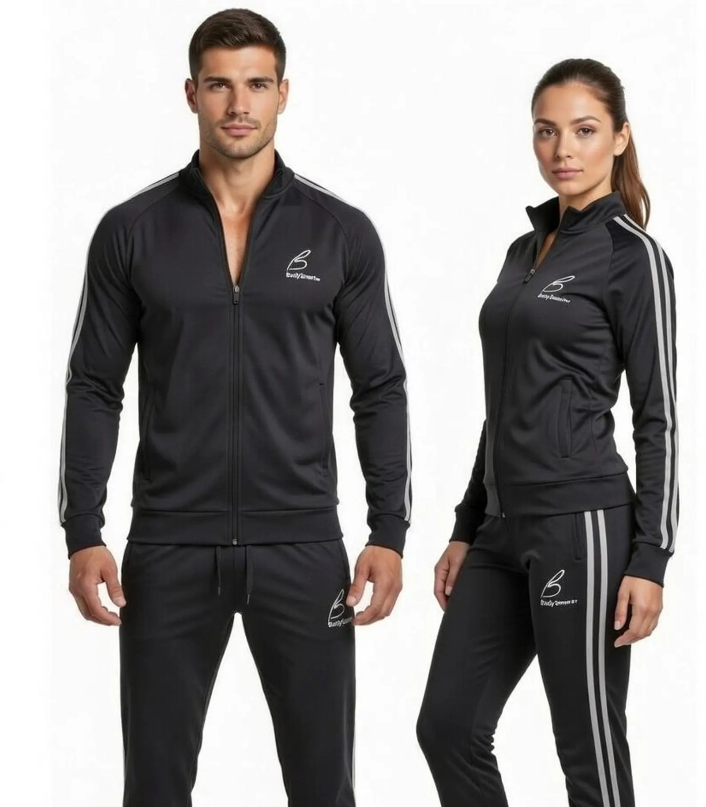 Wholesale lot of 10 - Athletic Tracksuit Full Zip Jacket & Jogger Pants (New)