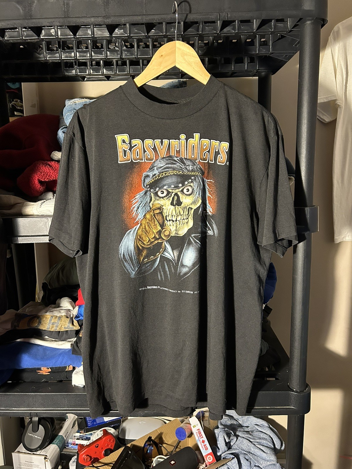 Easy Riders 3D Emblem Shirt 1980s