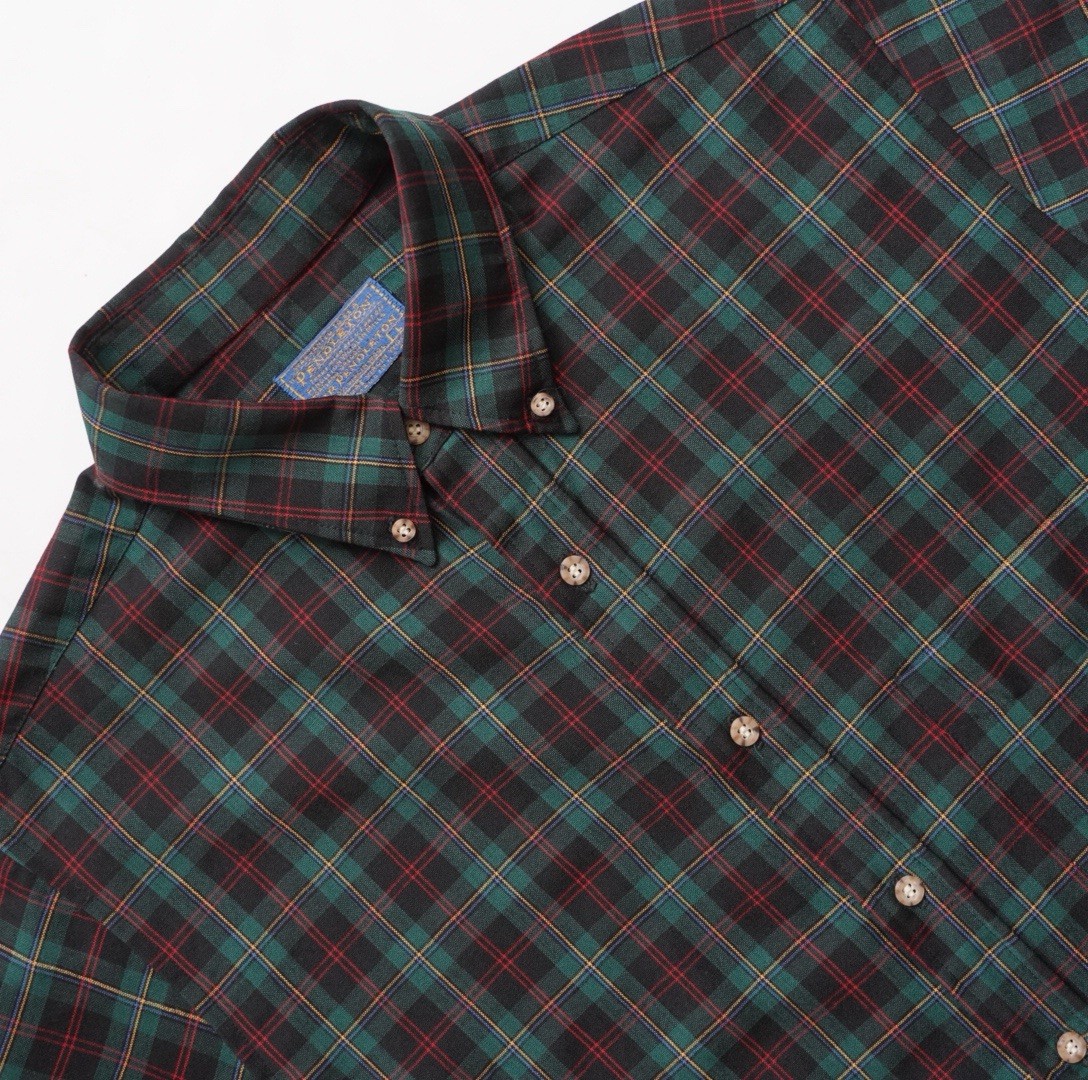 NOS Vintage 70s 80s Pendleton Wool Button Down Shirt Made In USA Southwestern