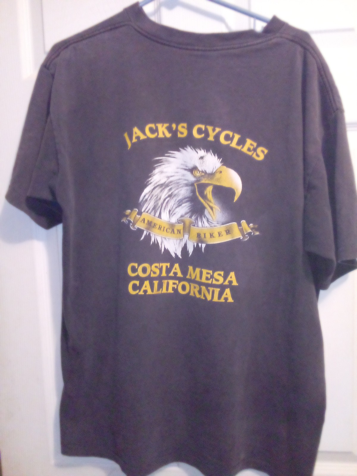 Harley Davgidson t shirt Vintage mid 1990s XL Jack\'s Cycles,Costa Mesa
