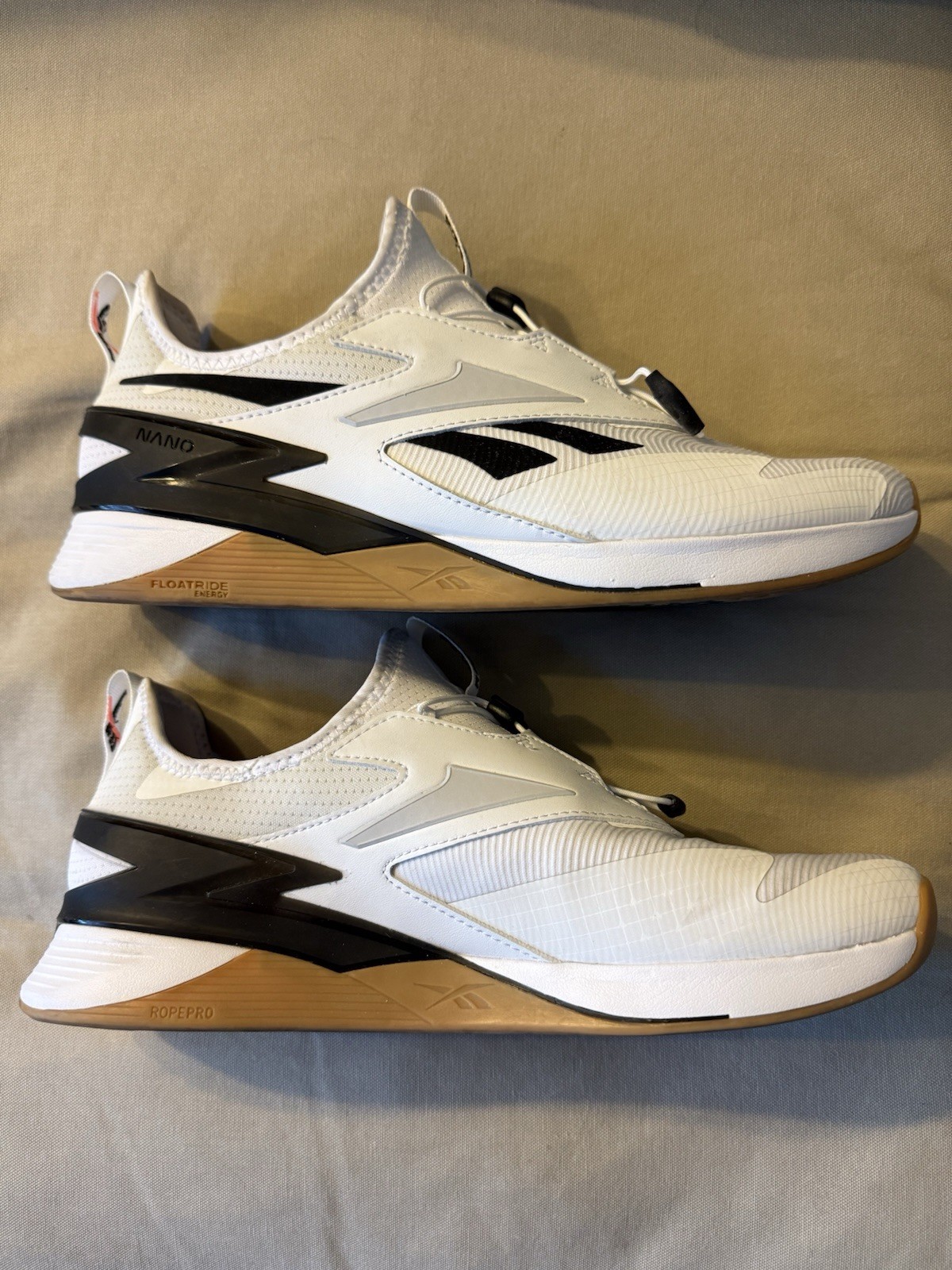 Size 10.5 - Rich Froning x Reebok Nano X3 White Black Gum