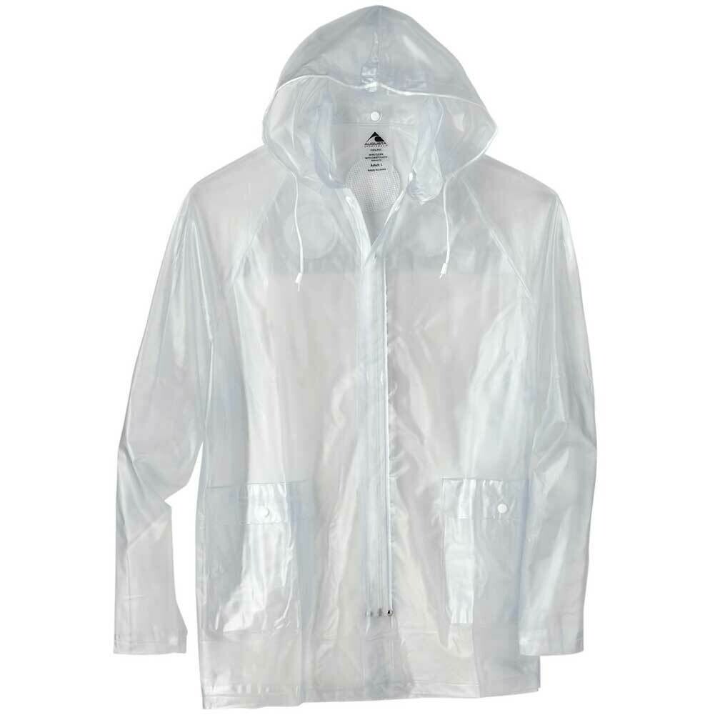 Augusta Professional Quality CLEAR Adult Rain Coat - Size L