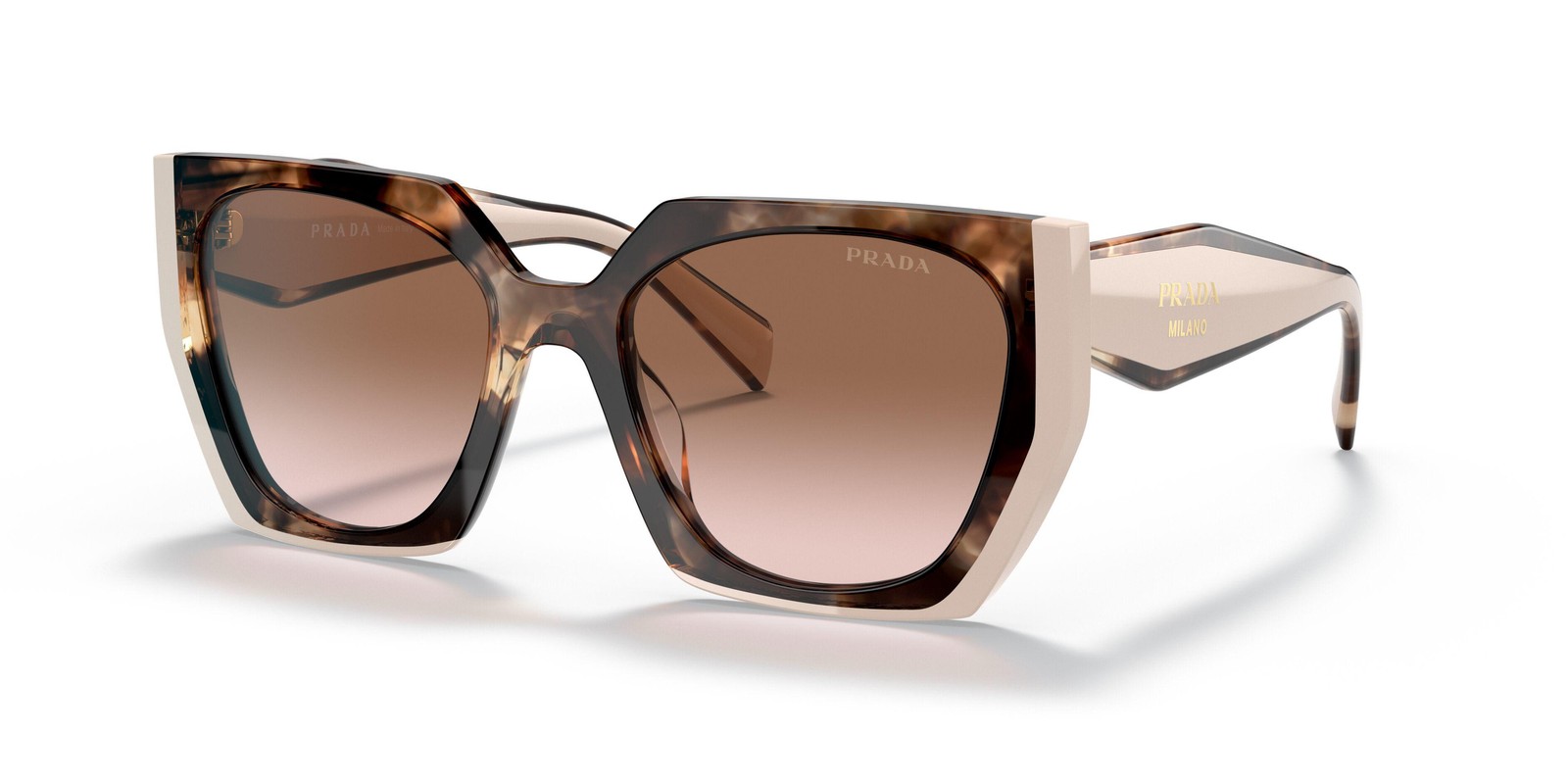 NEW Prada 15WSF Sunglasses 01R0A6 Havana 100% AUTHENTIC