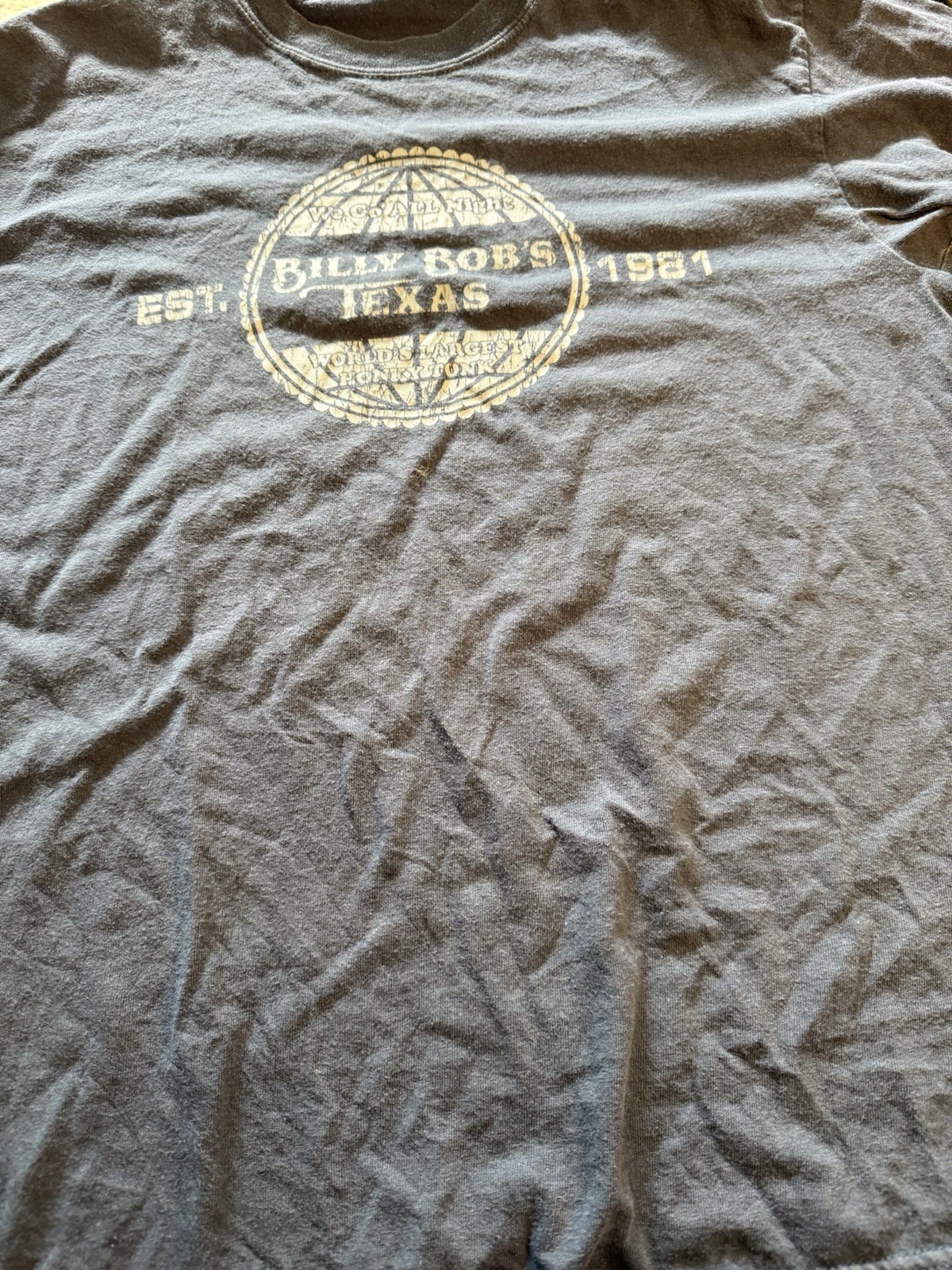Vintage Billy Bob’s Texas T Shirt M Fort Worth Honky Tonk Gildan Western