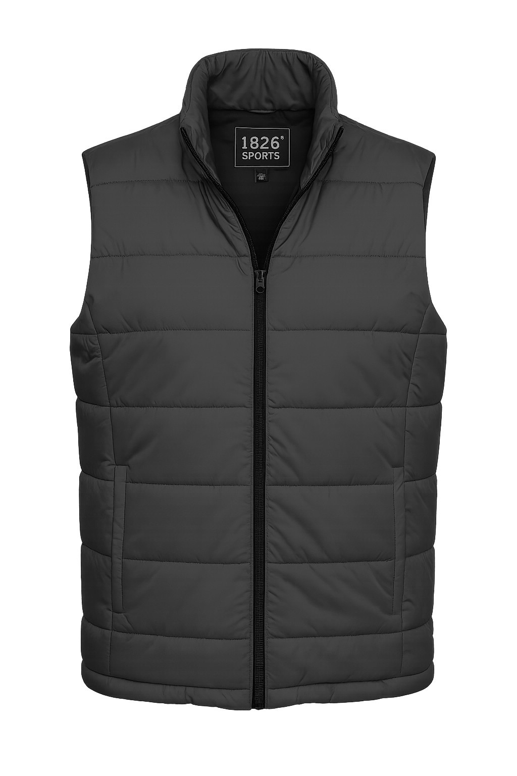 1826 Sports Men\'s Quilted Puffer Vest, Lightweight Stand Collar, Multiple Colors