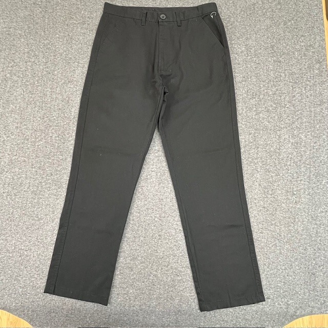 O.S.C.  Pants Mens Size 32 (Fits 31x30) Flat Front Chino Black