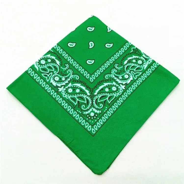 1/4/8pc Bandana 100% Cotton Paisley Print Double-Sided Scarf Head Neck Face Mask