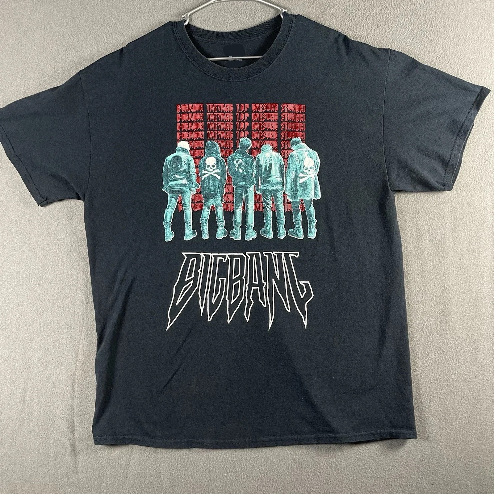 Big Bang Band Line Up T-Shirt KPOP G-Dragon Daesung Tae Yang Seungri Top