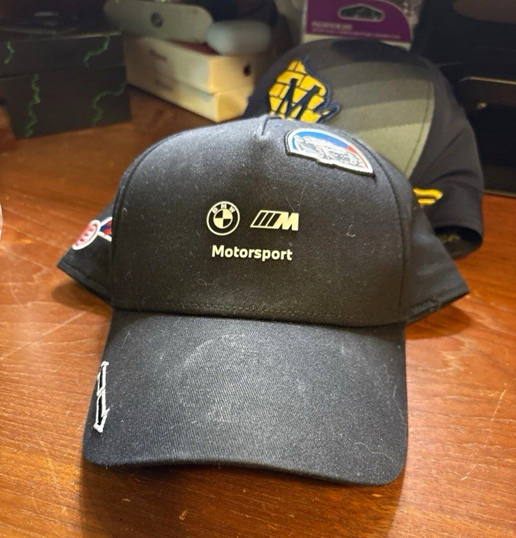 PUMA BMW M Motorsport Black Adjustable Baseball Cap One Size Men