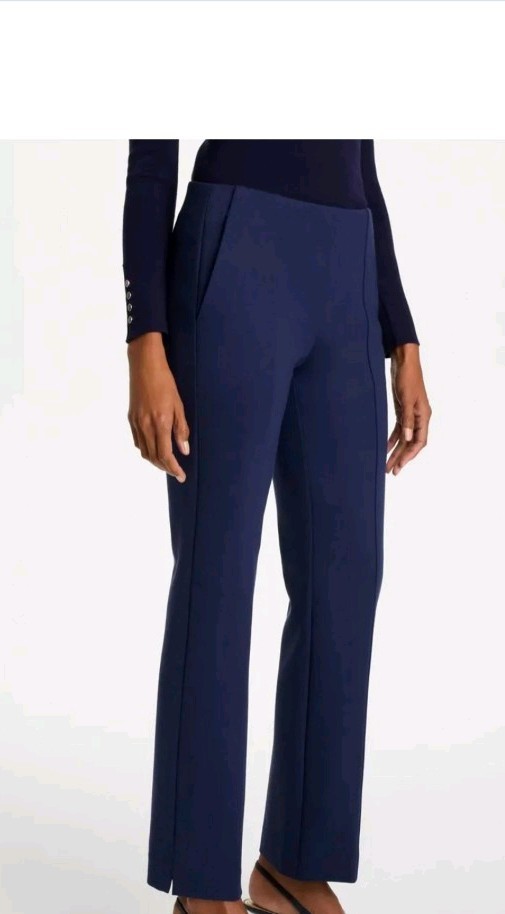 New Chico\'s Ink color Juliet So Slimming 360 Full Length slim leg Pants 1R