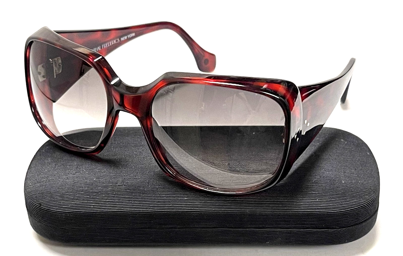 MORGENTHAL FREDERICS New York EPIC 804 Tortoise Acetate Women Sunglasses France