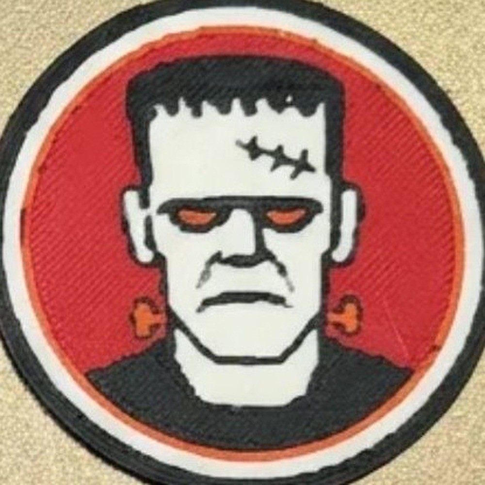 Frankenstein Monster Badge Reel, Horror ID Badge Holder, Retractable Clip
