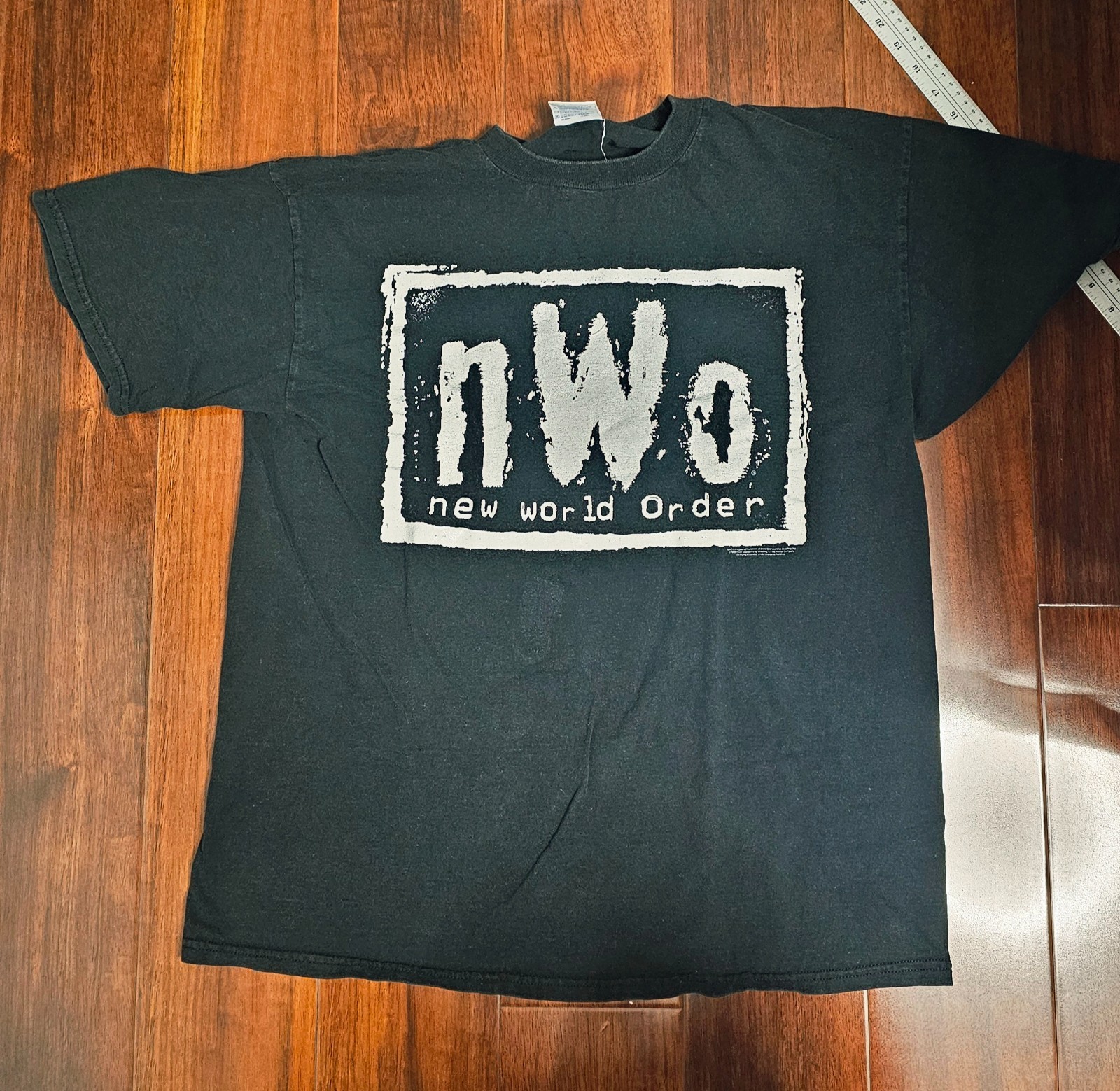 Vintage nWo T-Shirt Black XL Extra Large Short Sleeve Wrestling WCW 1998 WWE WWF