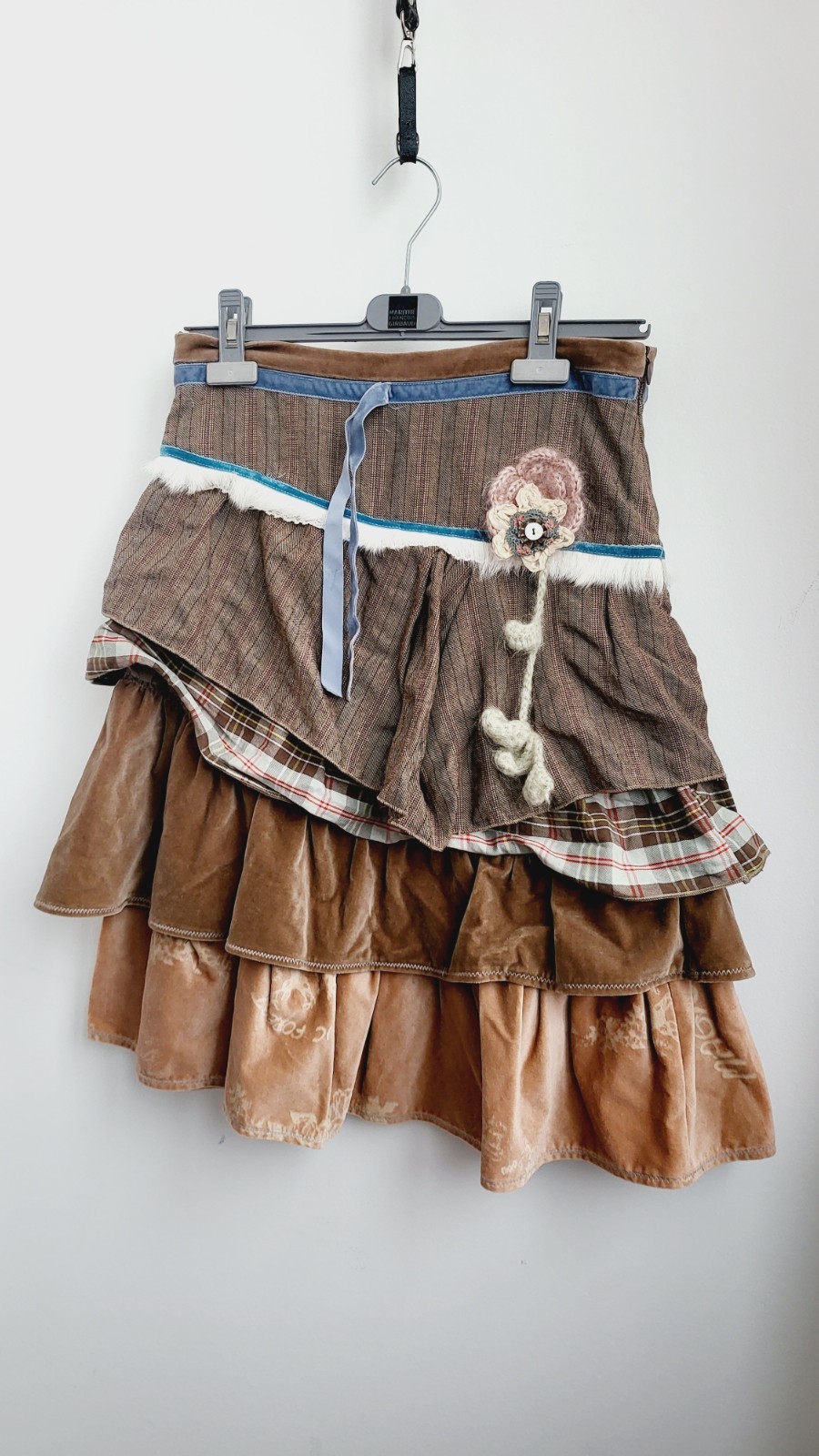 Rare early 2000s vintage designer skirt by Ericea Chic, Made in Italy.
