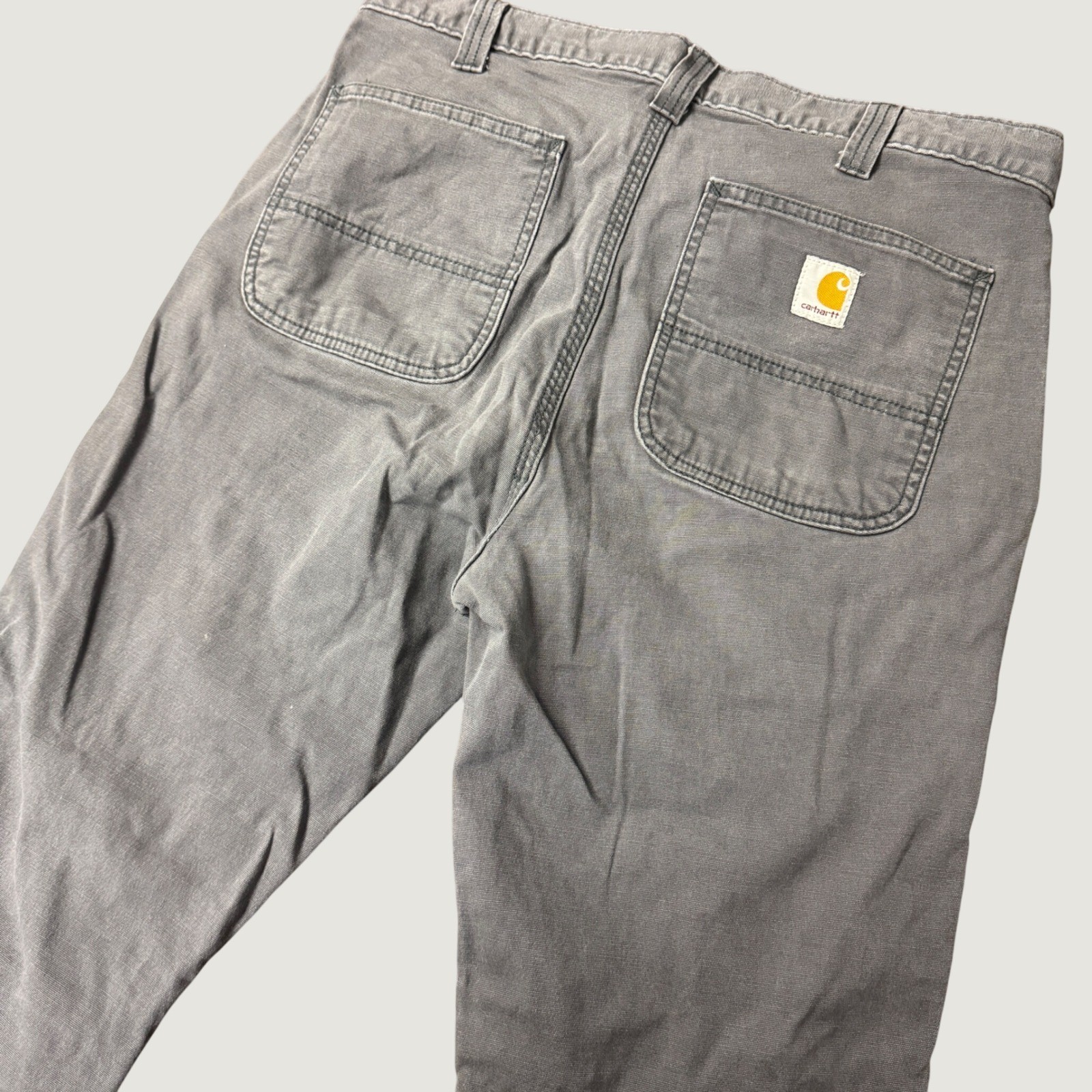Carhartt 102821 Straight Fit Rugged Flex Work Pants Gray 34x34