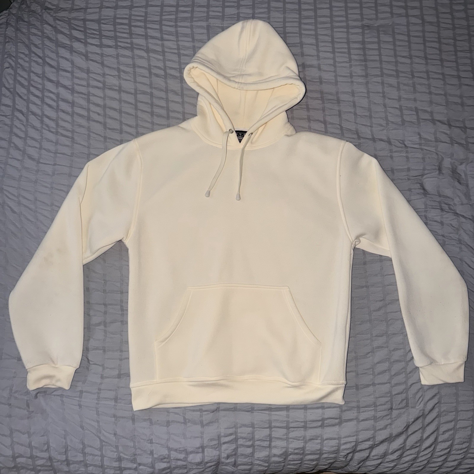 O.S.C. Company Men’s Heavyweight Pullover Hoodie - Cream / Natural - Size Large