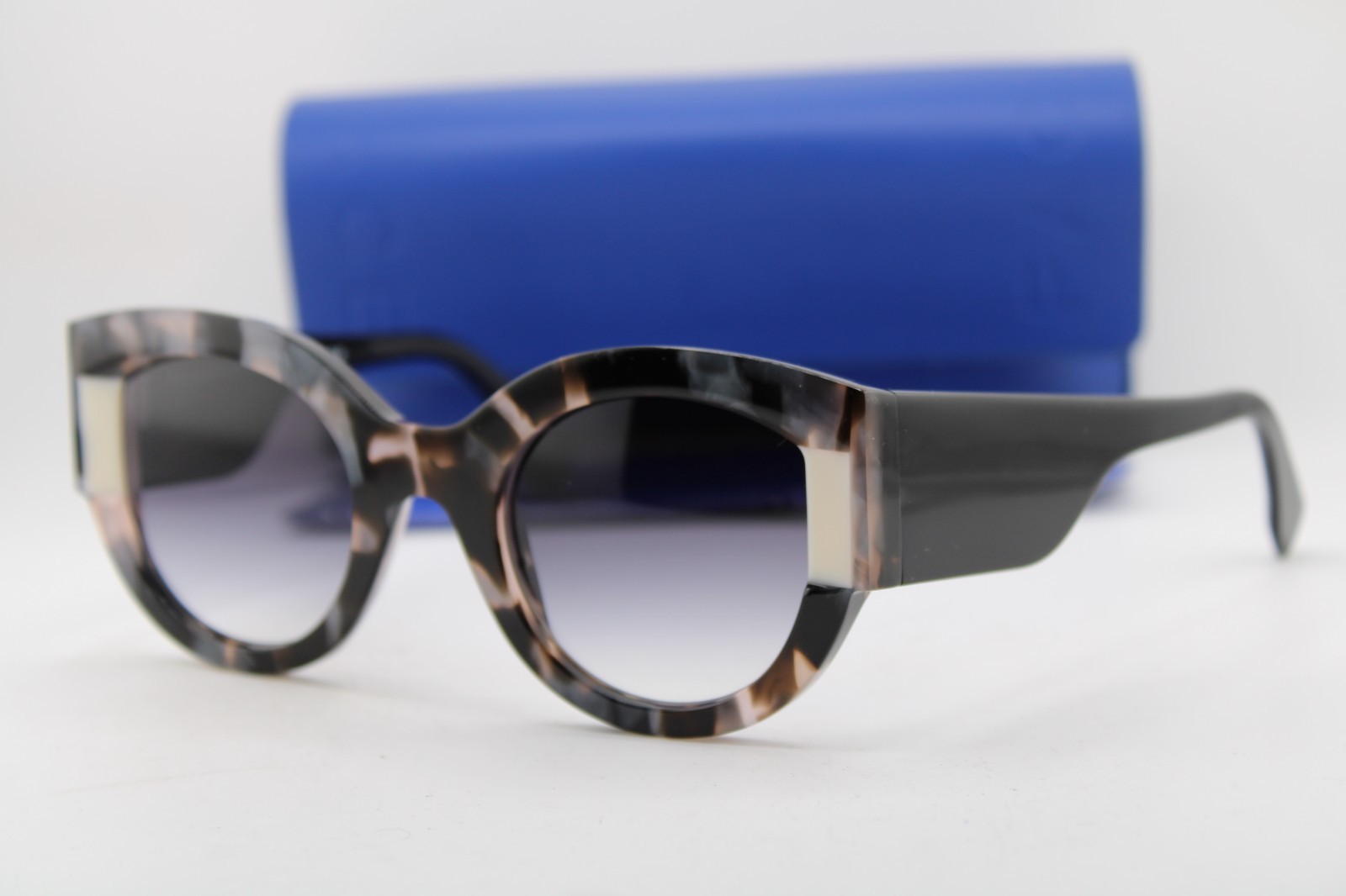 NEW FACE A FACE KAKEMO 1 COL 6092 TORTOISE BLACK AUTHENTIC SUNGLASSES 49-23