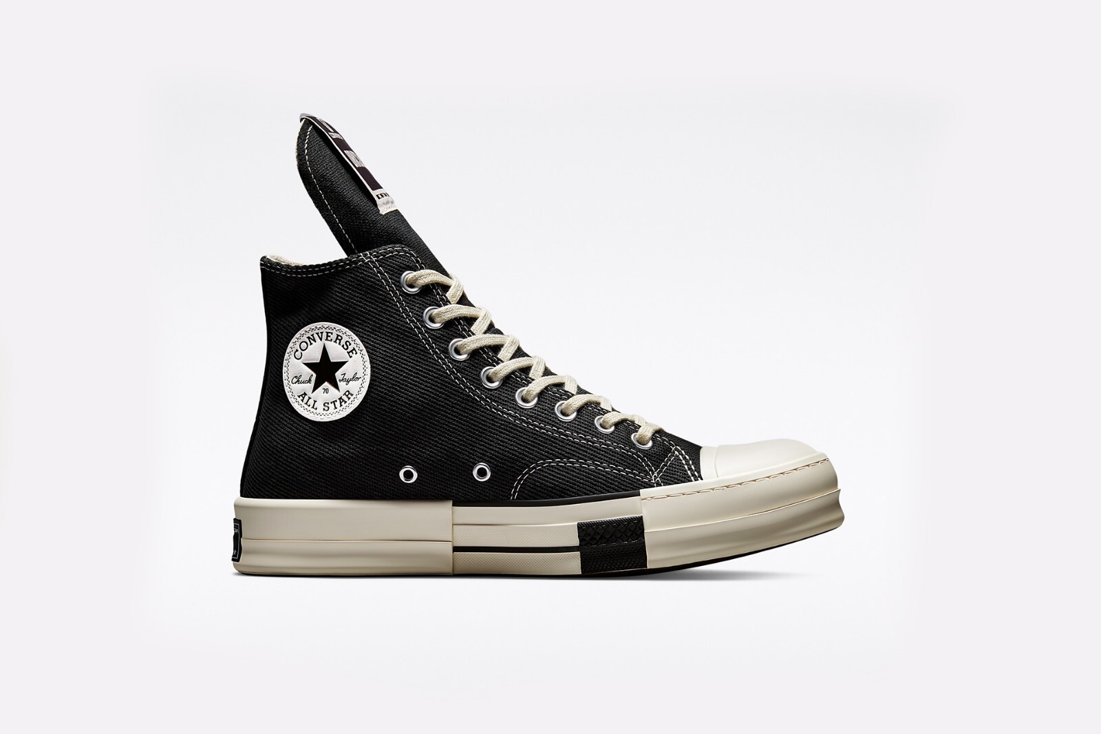 Converse DRKSTAR Chuck Taylor All Star 70 Hi Rick Owens DRKSHDW Black A00130C