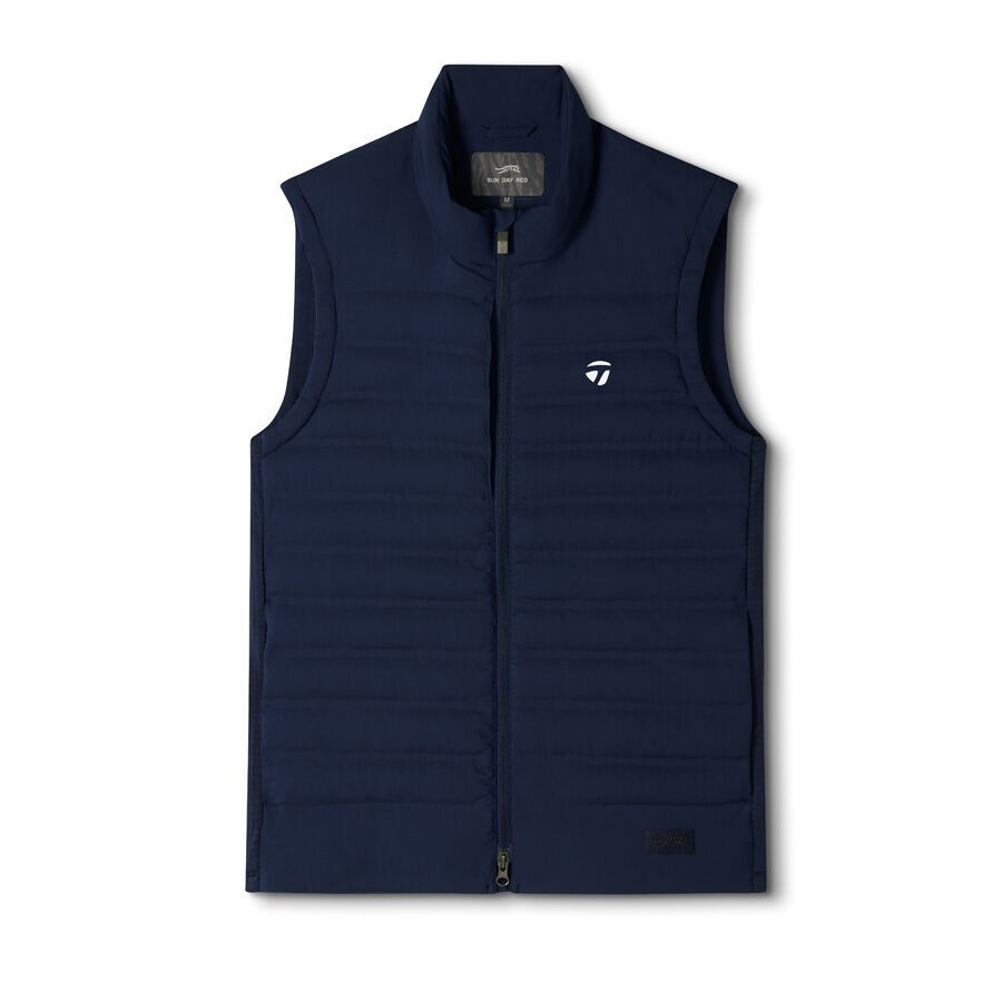 [FLASH SALE] TaylorMade Golf Home Insulated Grid Vest II Navy Blazer