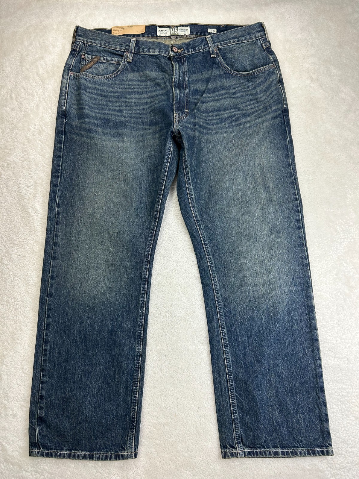 NWT Ariat M5 Slim Swagger Wash Legacy Straight Leg Jeans Mens 40x30 Western