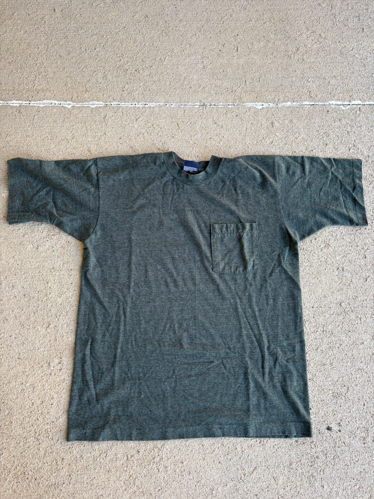 Men\'s Vintage 90s Honors Single-Stitch Pocket T-Shirt - Green - Large