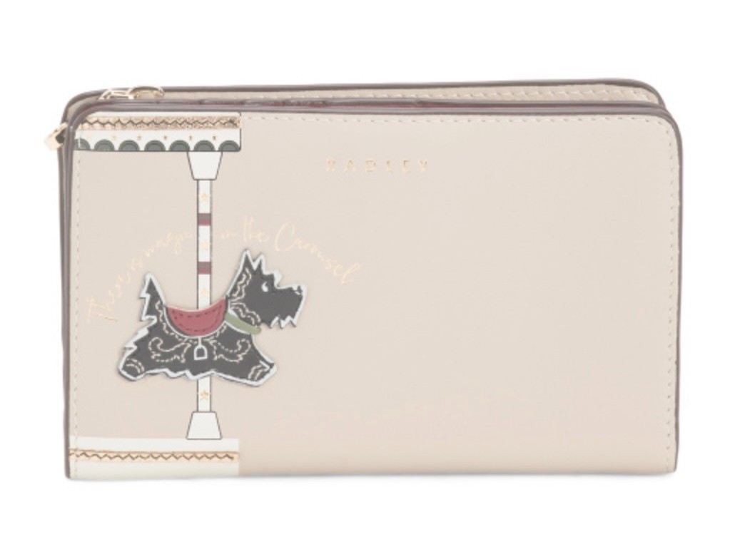 NWT $98 Magic Carousel Medium Bifold Wallet Radley London