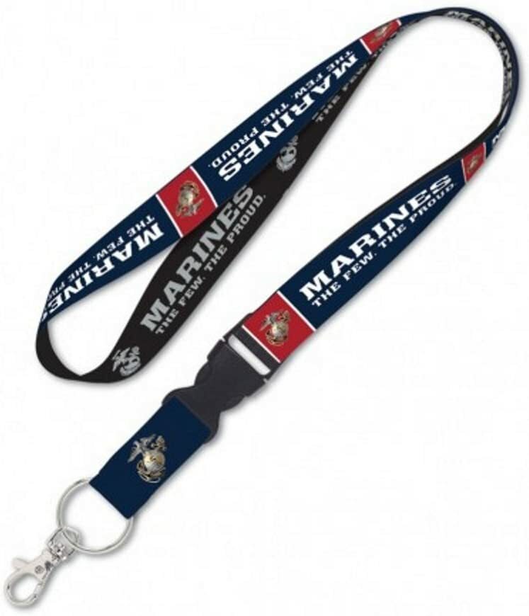 NEW  U.S. Marine Corps Breakaway Lanyard with Metal Lobster Claw Hook.