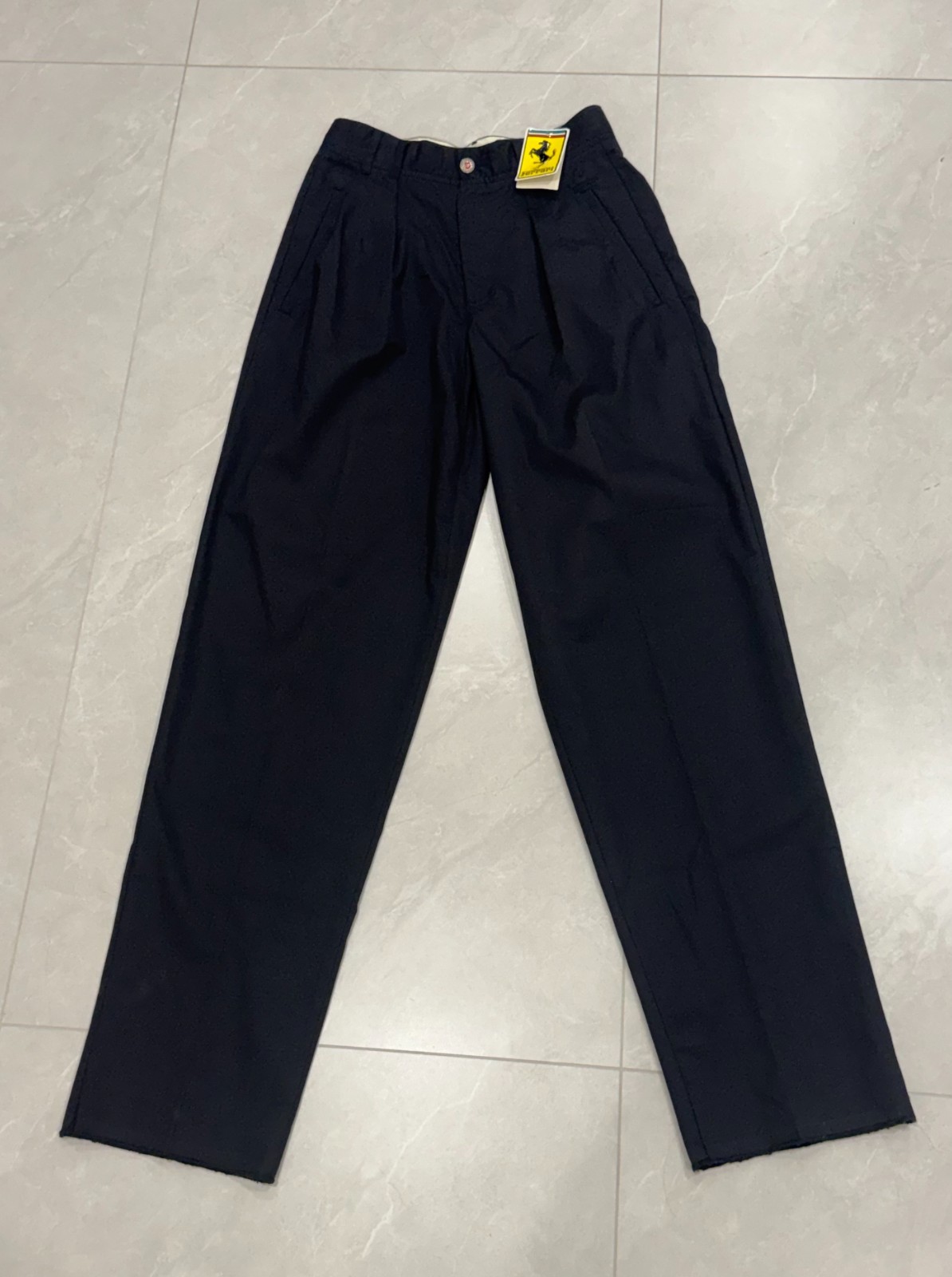 Vintage Ferrari 250 TR Pantalone Uomo Men\'s Trousers NOS Made in Italy Size 46
