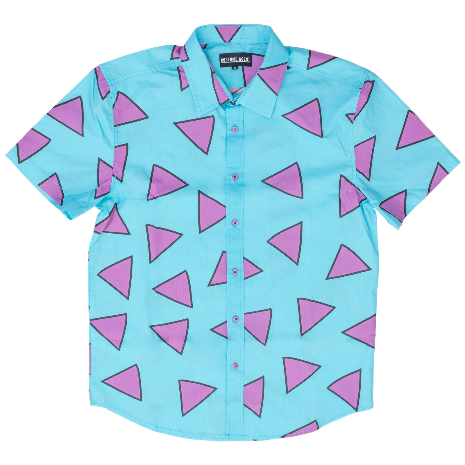 Adult Unisex 90's Modern Life Button Down Shirt Halloween Cosplay Costume