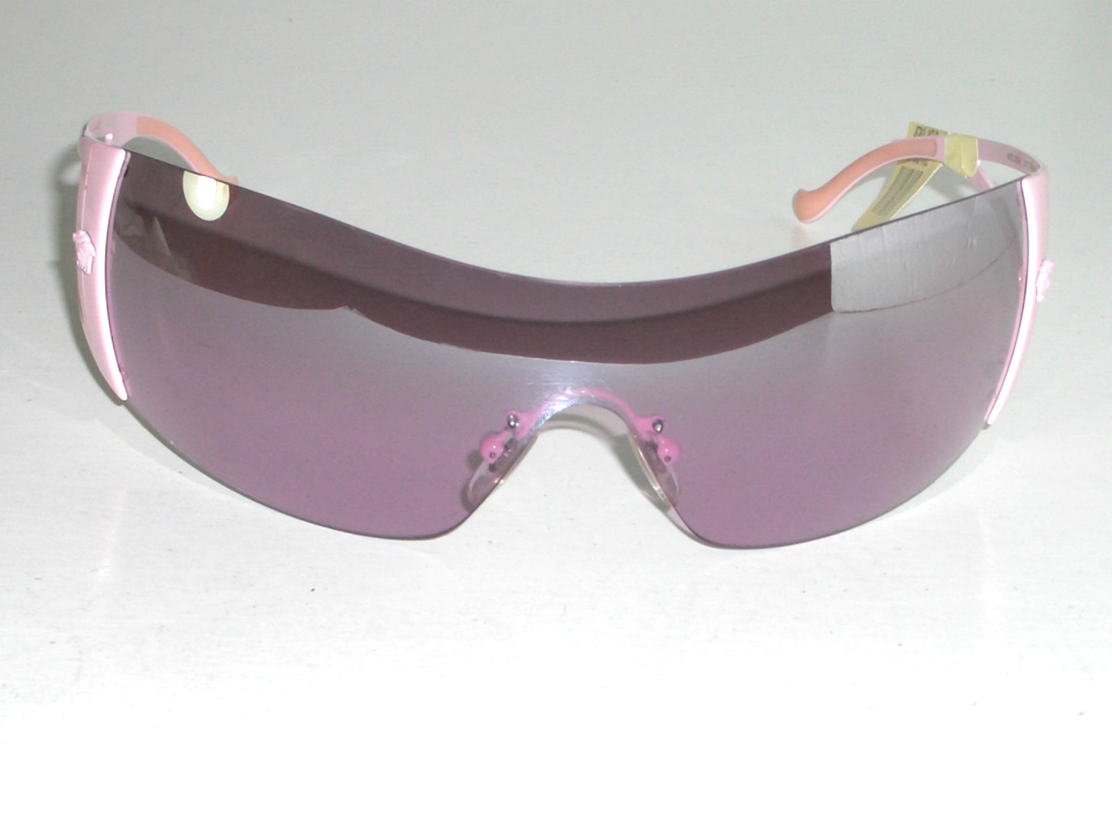GIANNI VERSACE MOD.2034 1067/7A 110 VIOLET GRADIENT MIRROR PINK WRAP SUNGLASSES