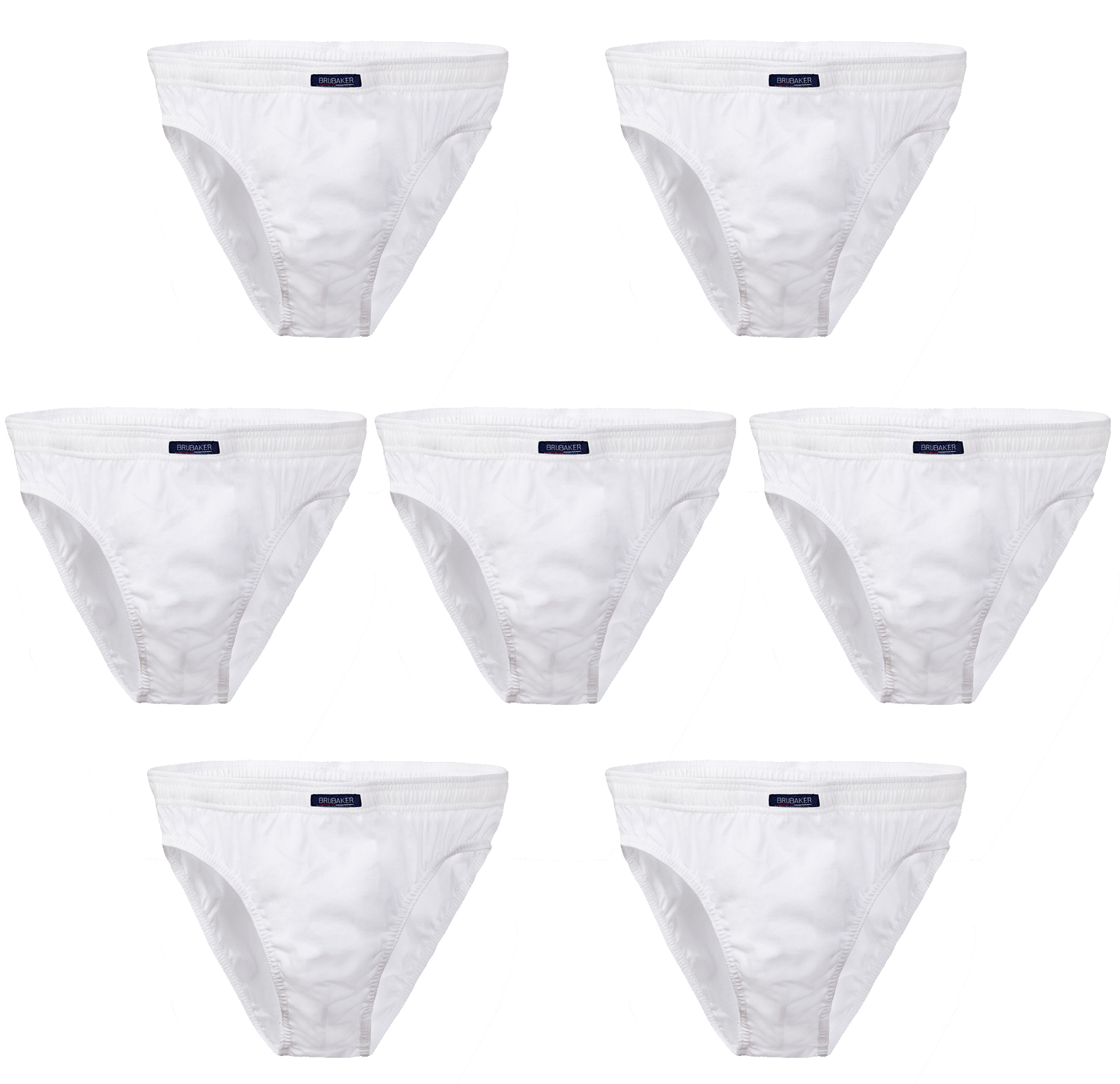 BRUBAKER Men\'s Basic Sport Brief 7-Pack