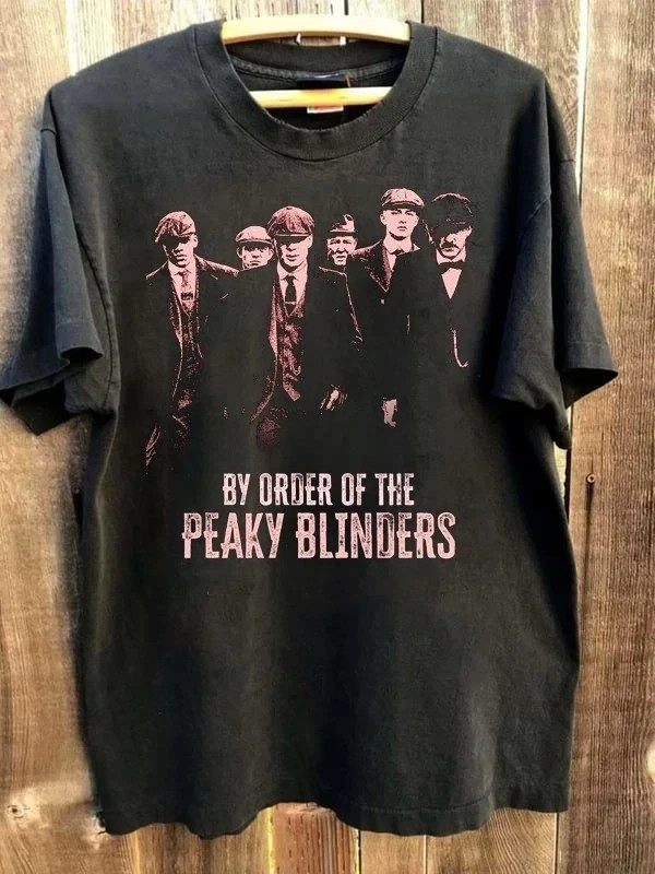 Peaky Blinders By Order Of The Peaky Blinders T-Shirt Black S 5XL