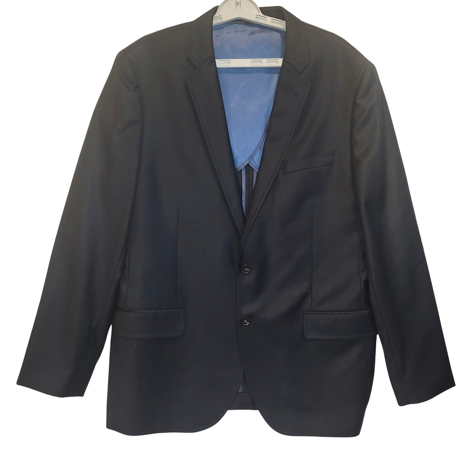 J.Crew Ludlow Blazer Loro Piana Super 130s Wool Navy Blue Jacket 44R C5259