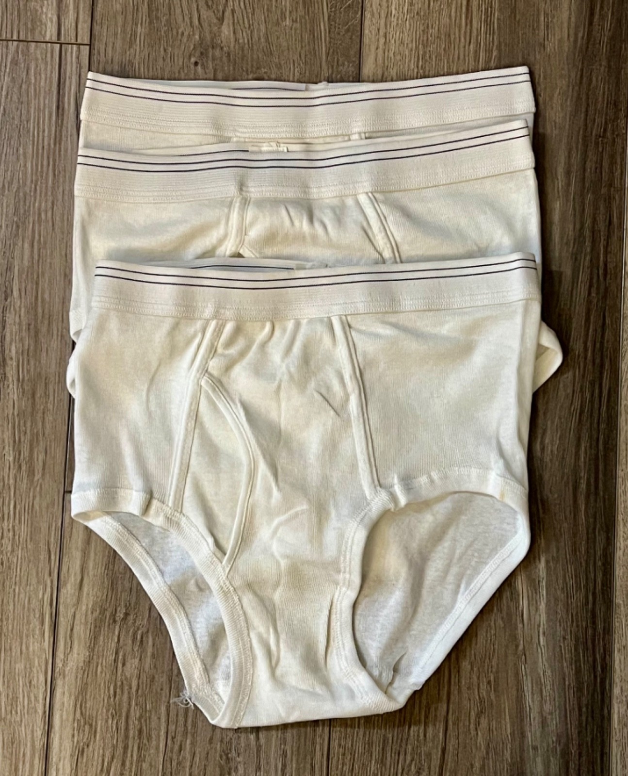 Minncor Vintage Men Briefs Underwear Sz Extra X-Small NEW Out Of Bag 3 Pair